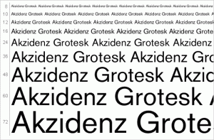 akzidenz grotesk