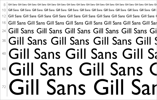 gill sans