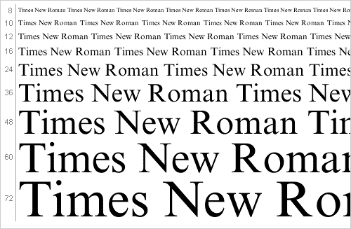 times new roman